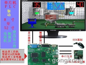 单片机驱动大尺寸液晶触摸屏的软硬件集成方案